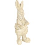 Velikonoční dekorace krémového králíka Métallique 6*6*13 cm – Hledejceny.cz
