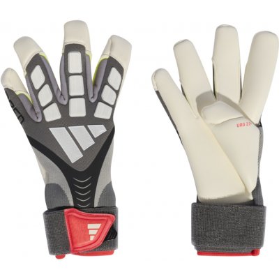 Adidas Predator Pro Hybrid Strap šedá/černá/červená UK 7 – Sleviste.cz