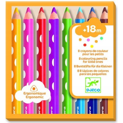 DJECO Osm pastelek pro nejmenší – Zboží Mobilmania