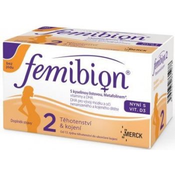 FemiBion 2 s Vitamínem D3 bez jódu 120 tablet