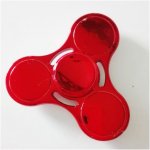 Fidget spinner kovový červený – Zboží Dáma