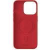 Pouzdro a kryt na mobilní telefon Apple Pouzdro Epico Mag+ Silicone Case for iPhone 15 Pro - MagSafe compatible - tmavě červené