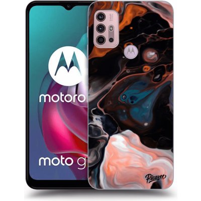Pouzdro Picasee silikonové Motorola Moto G30 - Cream černé – Zboží Mobilmania