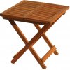 Zahradní stůl Dřevěný odkládací stolek Ipswich skládací