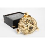 Shi Shakti Enterprises mosazný kompas Sundial West London – Zboží Dáma