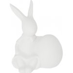 Storefactory Velikonoční dekorace ELLA 9 cm, bílá barva, porcelán