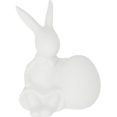 Storefactory Velikonoční dekorace ELLA 9 cm, bílá barva, porcelán – Hledejceny.cz