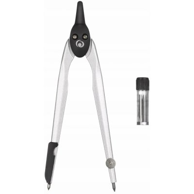 Herlitz kružítko s náhradními tuhami černé – Zboží Dáma