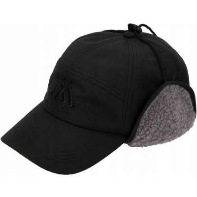 Mikado zimní čepice s kšiltem a fleecem černá – Sleviste.cz