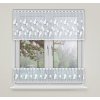 Záclona Dekorační vitrážová žakárová záclona AMBAR 30 bílá 300x30 cm (cena za spodní díl) MyBestHome