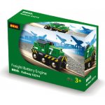 BRIO Lokomotiva elektrická zelená na baterie k vláčkodráze 33214 Světlo – Zboží Dáma