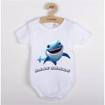 New Baby Originální kojenecké body s krátkým rukávem Baby Shark Bílá – Hledejceny.cz