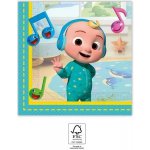 Procos Ubrousky papírové Cocomelon 20ks 33x33cm – Zboží Dáma
