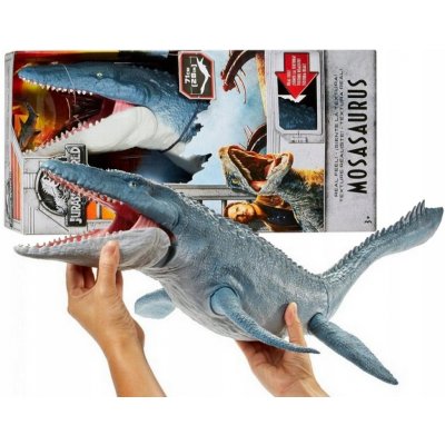 MATTEL Jurský svět Křídový kemp Mosasaurus 71cm DOMINION – Zboží Mobilmania