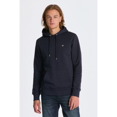 GANT REG SHIELD HOODIE modrá – Zboží Mobilmania