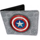 CurePink Marvel Peněženka Captain Americaboranžová vinyl ABYBAG222