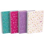 Oxford blok A5 linka Floral 60 listů – Zboží Živě