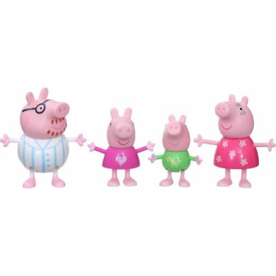 Hasbro Prasátko Peppa Peppina rodinka sada 4 figurek Čas jít spát