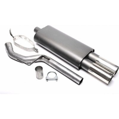 TA Technix sportovní výfuk VW Passat B3 / B4 vč. Variant 88-97 kromě Syncro / VR6, 2x 76 mm rovná nerezová koncovka s pertlem – Hledejceny.cz