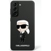 Pouzdro a kryt na mobilní telefon Samsung Pouzdro Karl Lagerfeld Liquid Silicone Ikonik NFT na Samsung Galaxy S23 černé