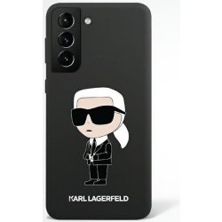 Pouzdro Karl Lagerfeld Liquid Silicone Ikonik NFT na Samsung Galaxy S23 černé