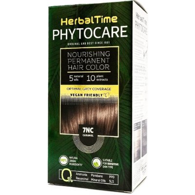 Herbal Time Phytocare barva na vlasy natural Vegan 7NC caramel