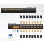 Aten CS-1216A KVM přepínač 16-port KVM PS/2+USB, OSD, rack 19" – Hledejceny.cz
