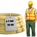 Kompozitní armovací tyče ze skelných vláken fi 4 mm 50 m – Zbozi.Blesk.cz