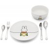 Jídelní souprava Zilverstad Porcelánová dětská jídelní sada Miffy 6 ks