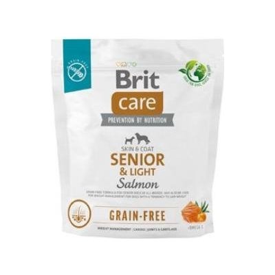 Brit Care Dog Grain-free Senior and Light - salmon and potato, 1kg; 140114
