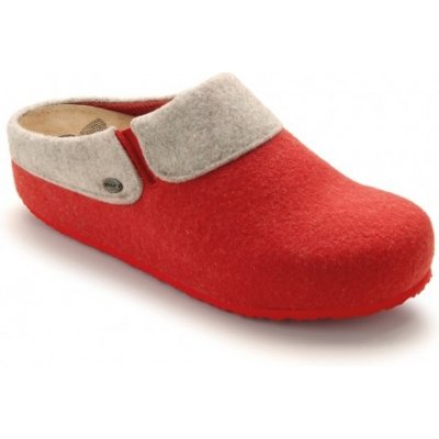 Scholl Kapel domácí zdravotní obuv červená – Zboží Dáma