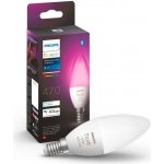 Philips Hue 8719514356610 LED inteligentní žárovka 1x4W E14 320-470lm 2000-6500K White and Color Ambiance, stmívatelná, Bluetooth, bílá – Zboží Mobilmania