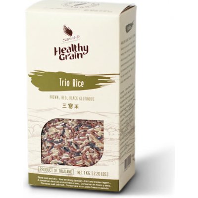 Sawat-D rýže Trio Healthy grain 3 druhy rýže v jednom 1 kg – Zboží Dáma