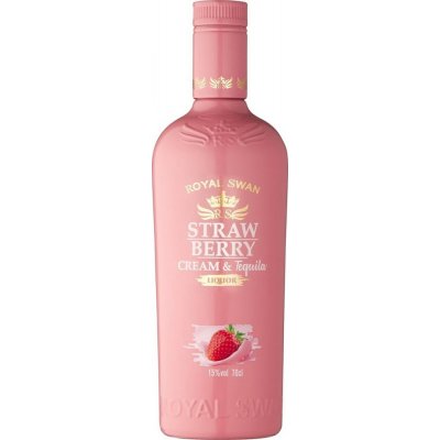 Royal Swan Strawberry Cream & Tequila 15% 0,7 l (holá láhev)