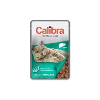 Calibra Premium Sterilised Liver 5 x 100 g
