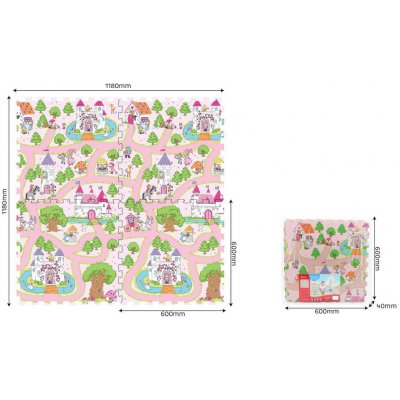 Wiky Měkké bloky princezna 60 x 60 cm 4 ks – Zboží Mobilmania