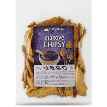 Damodara Makové chipsy 150g