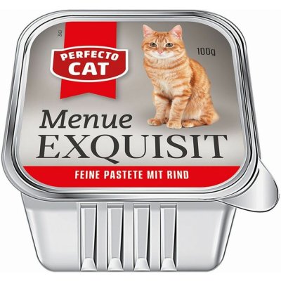 Perfecto Cat Menue Exquisit Hovězí 100 g – Sleviste.cz