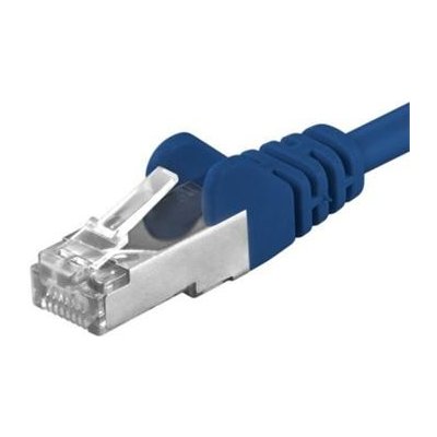 Premiumcord sp6asftp100B Patch, CAT6a S-FTP, RJ45-RJ45, AWG 26/7, 10m, modrý – Zboží Mobilmania