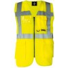 Pracovní oděv Korntex Bezpečnostní reflexní vesta Berlin žlutá - námořní