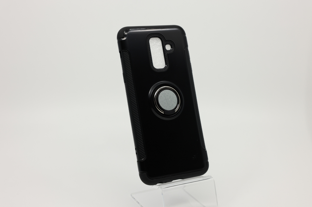 Pouzdro Bomba Obal s kroužkem samsung černé Model: Galaxy A6 Plus 2018 S017_SAM_A6_PLUS_-2018-_BLACK