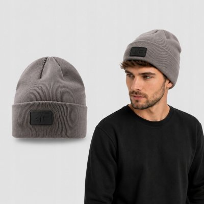 4F zimní čepice beanie šedá – Hledejceny.cz