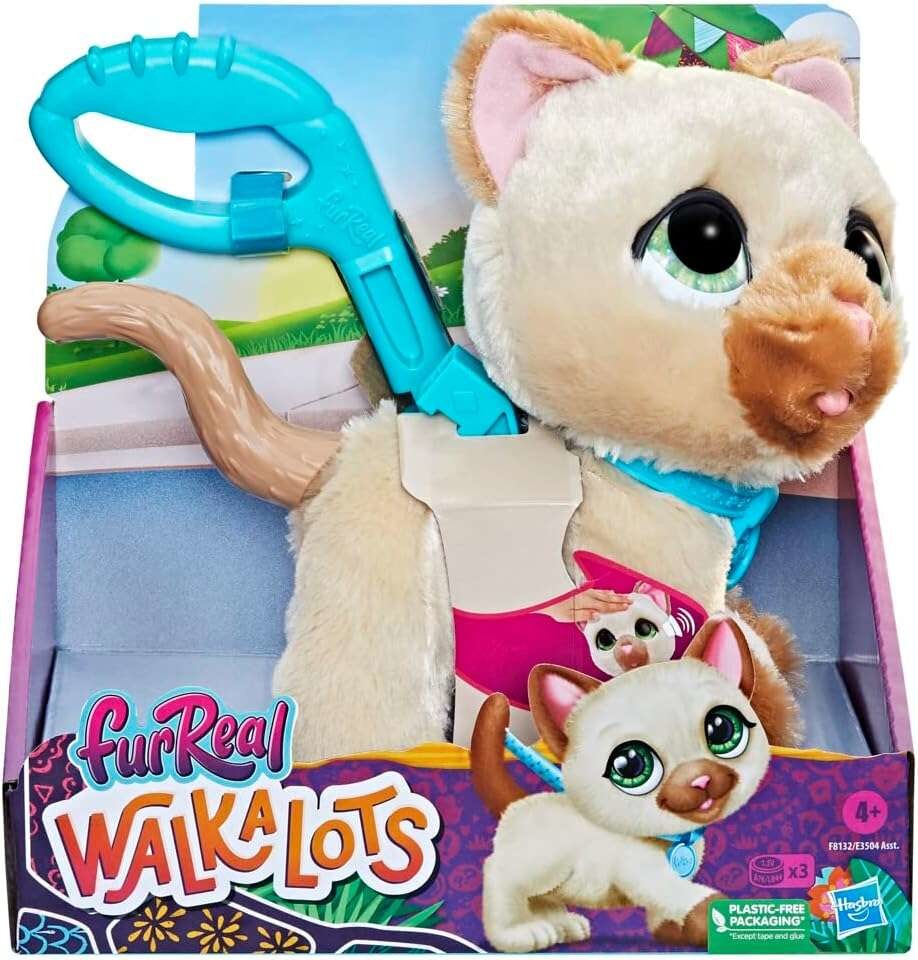 Hasbro FurReal Walkalots kotě chodící na vodítku
