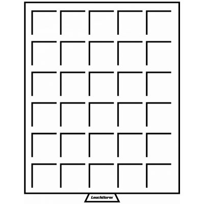 LEUCHTTURM Boxy na mince SMART Velikost 1 pole 33 mm – Zboží Dáma
