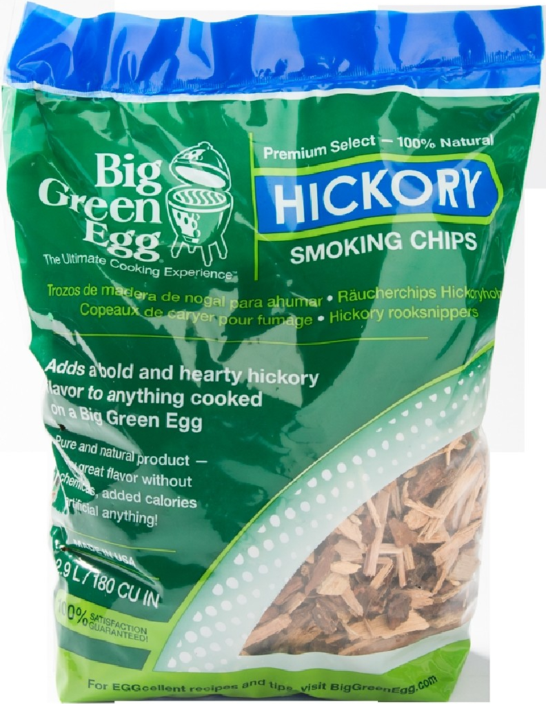 Big Green Egg 113986 dřevěné štěpky na uzení 3 l Hickory ořech