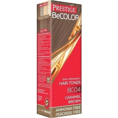 Prestige Be Color Semi-permanentní BC04 karamelově hnědá 100 ml
