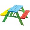 Dětský zahradní nábytek Rojaplast Dětský set Piknik barevný