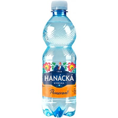 Hanácká kyselka minerální voda pomeranč 12 x 0,5 l – Hledejceny.cz