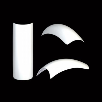 Expa Nails Nehtové tipy Royal Salon Clear rovné 2 50 ks – Zboží Dáma