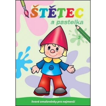 Šikulka Štětec a pastelka zelené Omalovánky A4